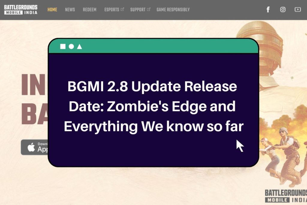 BGMI 2.8 Update Release Date: Zombie's Edge and Everything We know so far